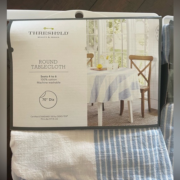 Threshold Other - NWT bundle of 2 threshold round tablecloths